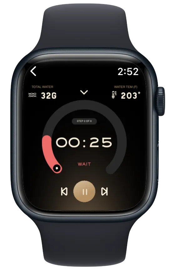 Apple Watch (Pour Over Timer) screenshot 2